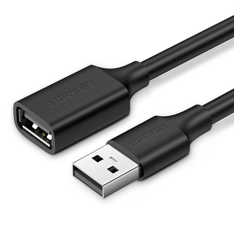 Prodlužovací kabel Ugreen USB (samec) - USB (samice) 2.0 480Mbps 3m černý (US103)