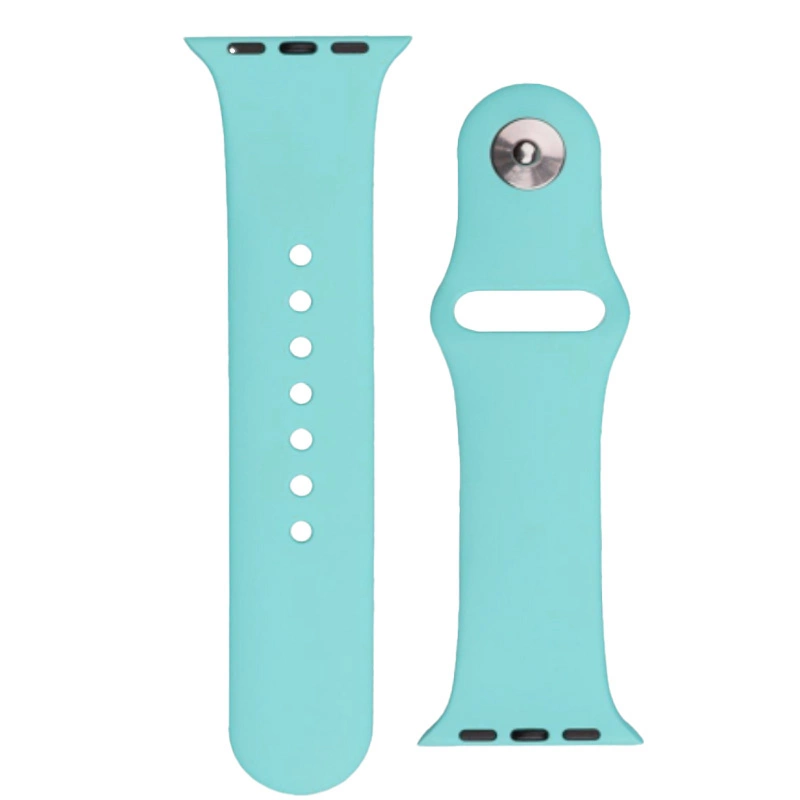 Hurtel Silikonový řemínek APS silikonový řemínek pro hodinky Watch 9 / 8 / 7 / 6 / 5 / 4 / 3 / 2 / SE (41 / 40 / 38 mm) řemínek náramku světle modrý