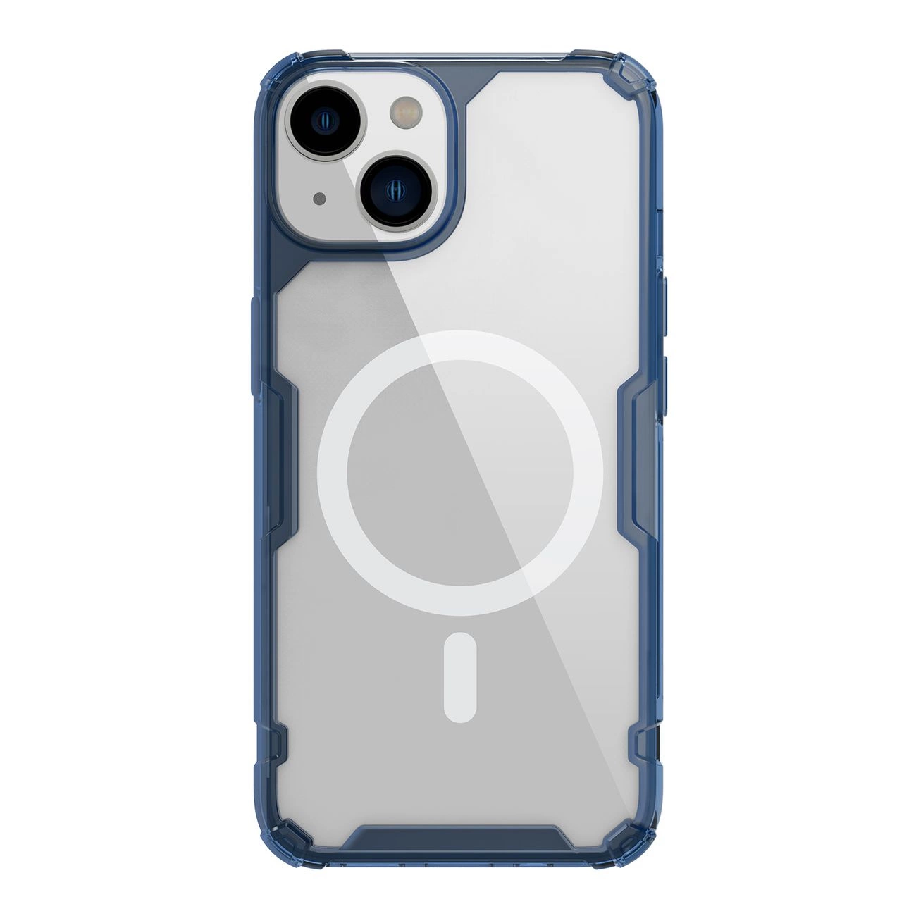 Nillkin Nature Pro Magnetic Case iPhone 14 magnetické pouzdro MagSafe modré