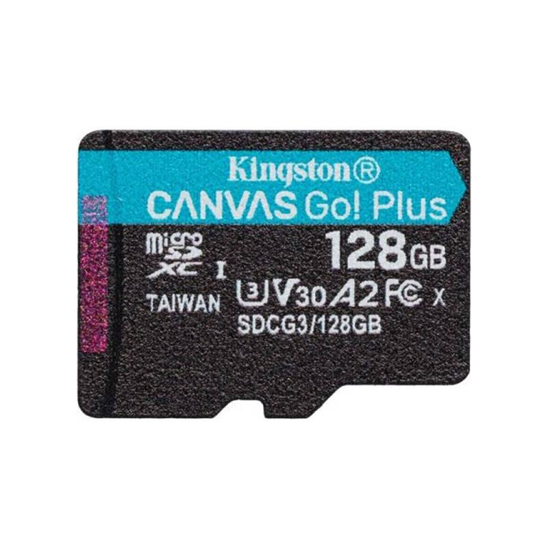 128GB paměťová karta microSD Kingston Canvas Go Plus