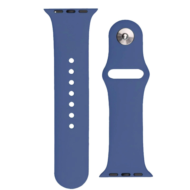 Hurtel Silikonový řemínek APS silikonový řemínek pro hodinky Watch 9 / 8 / 7 / 6 / 5 / 4 / 3 / 2 / SE (41 / 40 / 38 mm) řemínek náramku modrý