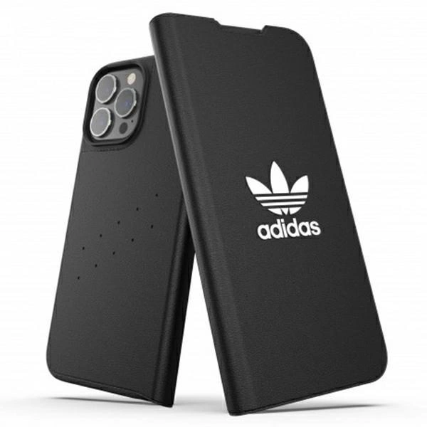 Adidas OR Booklet Case BASIC pro iPhone 13 Pro Max - černobílý