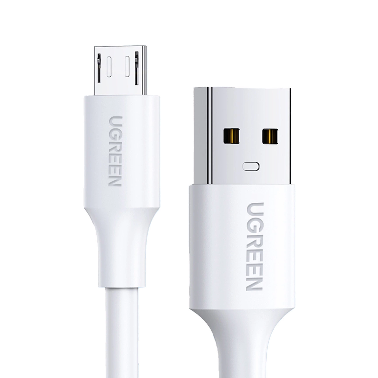 UGREEN US289 Kabel USB 2.0 A na Micro USB s niklovým pokovením 0,25 m bílý
