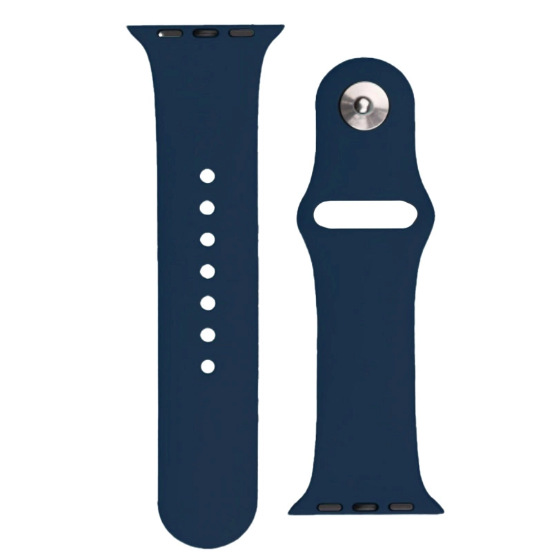 Hurtel Silikonový řemínek APS silikonový řemínek pro hodinky Watch Ultra / 9 / 8 / 7 / 6 / 5 / 4 / 3 / 2 / SE (45 / 44 / 42 mm) řemínek náramku tmavě modrý