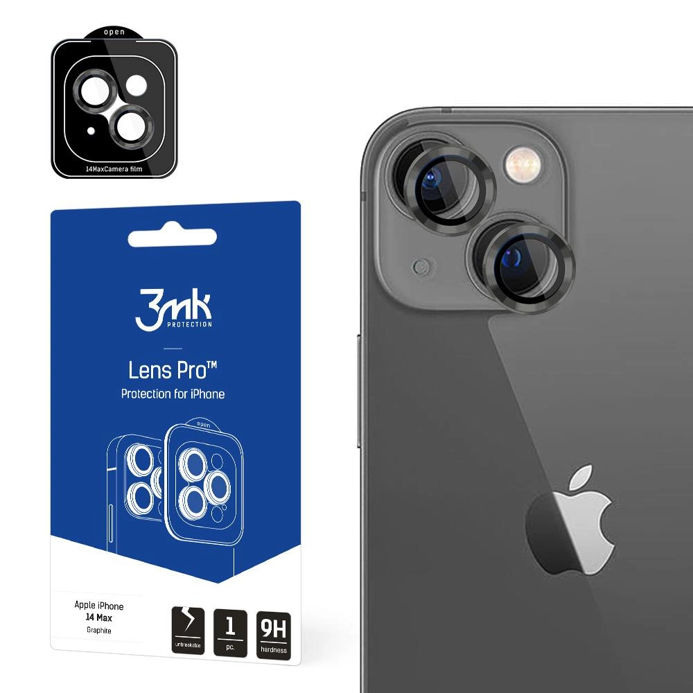 3mk Protection Kryt fotoaparátu 3mk Lens Protection Pro pro iPhone 14 Plus - grafitový