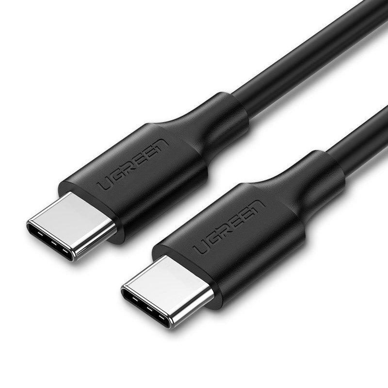 Kabel USB-C na USB-C UGREEN 0,5 m (černý)