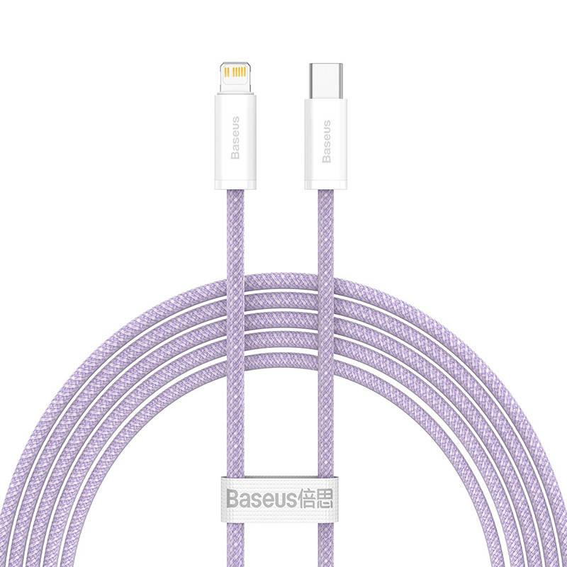 Kabel USB-C na Lightning Baseus Dynamic Series, 20W, 2m (fialový)