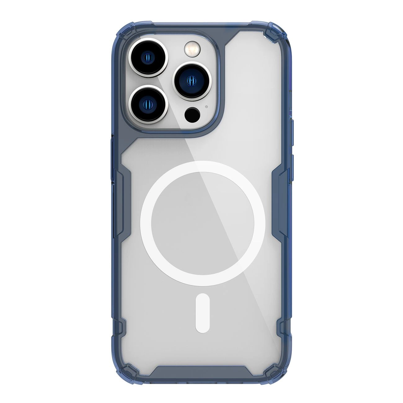 Nillkin Nature Pro Magnetic Case Magnetické pouzdro MagSafe pro iPhone 14 Pro Max, modré