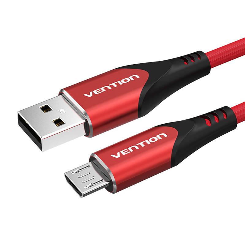 Kabel USB 2.0 na Micro-B USB Vention COARG 1,5 m (červený)