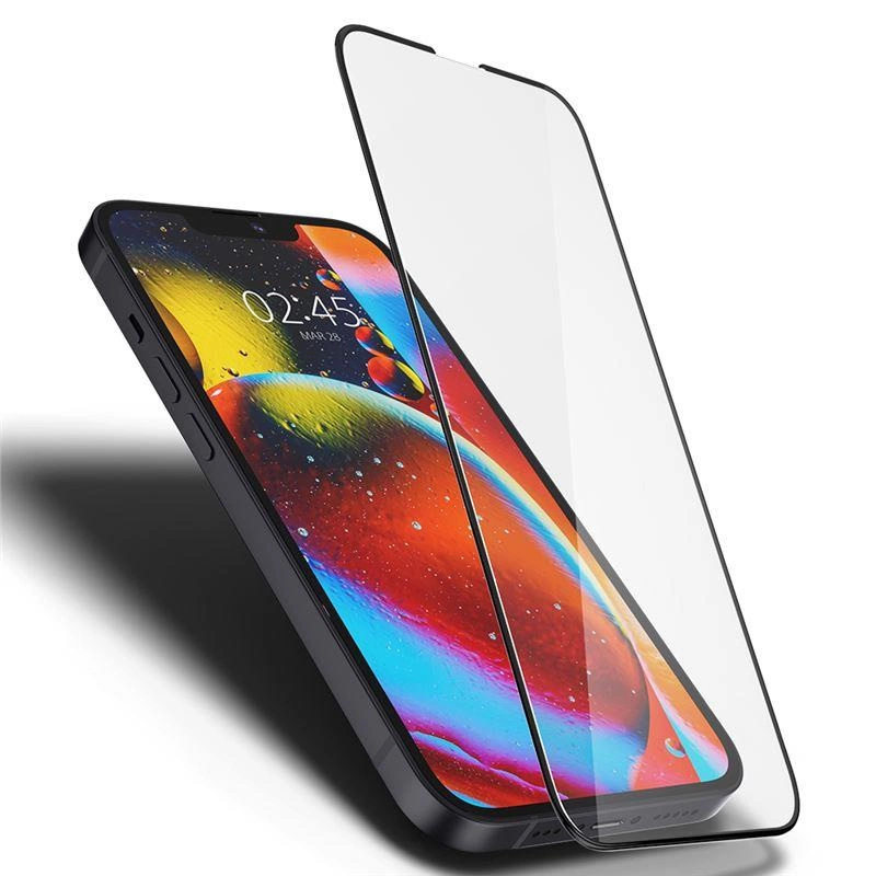 Spigen Glass FC tvrzené sklo pro iPhone 13 mini - černé