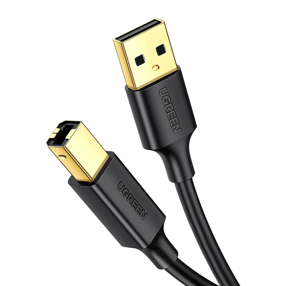 Ugreen Kabel pro tiskárny USB typu B (samec) - USB 2.0 (samec) 480 Mb/s 1 m černý (US135 20846)