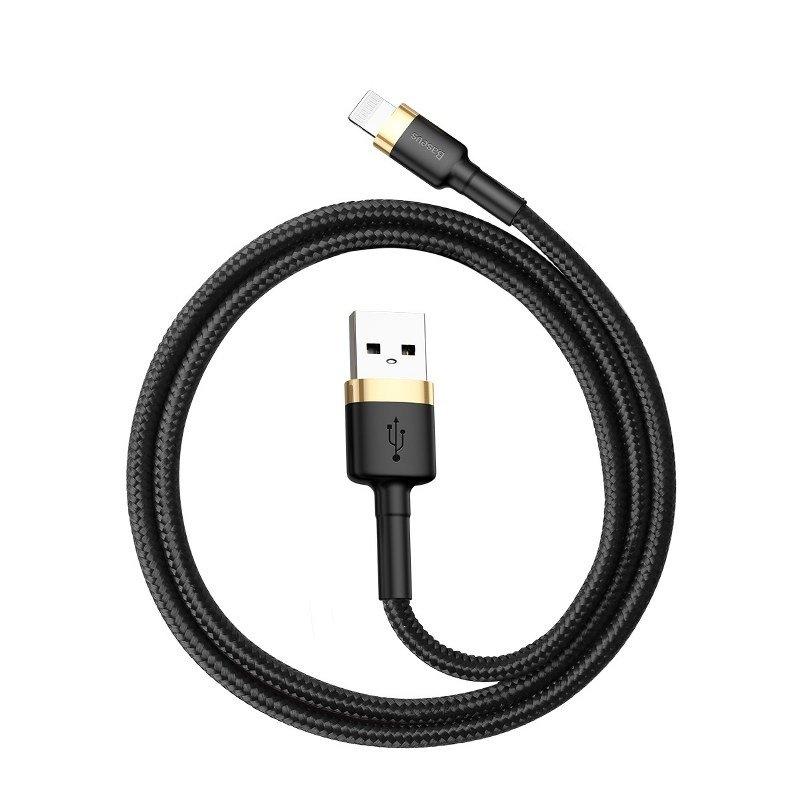 Kabel USB Lightning Baseus Cafule 2A 3m (zlatý/černý)