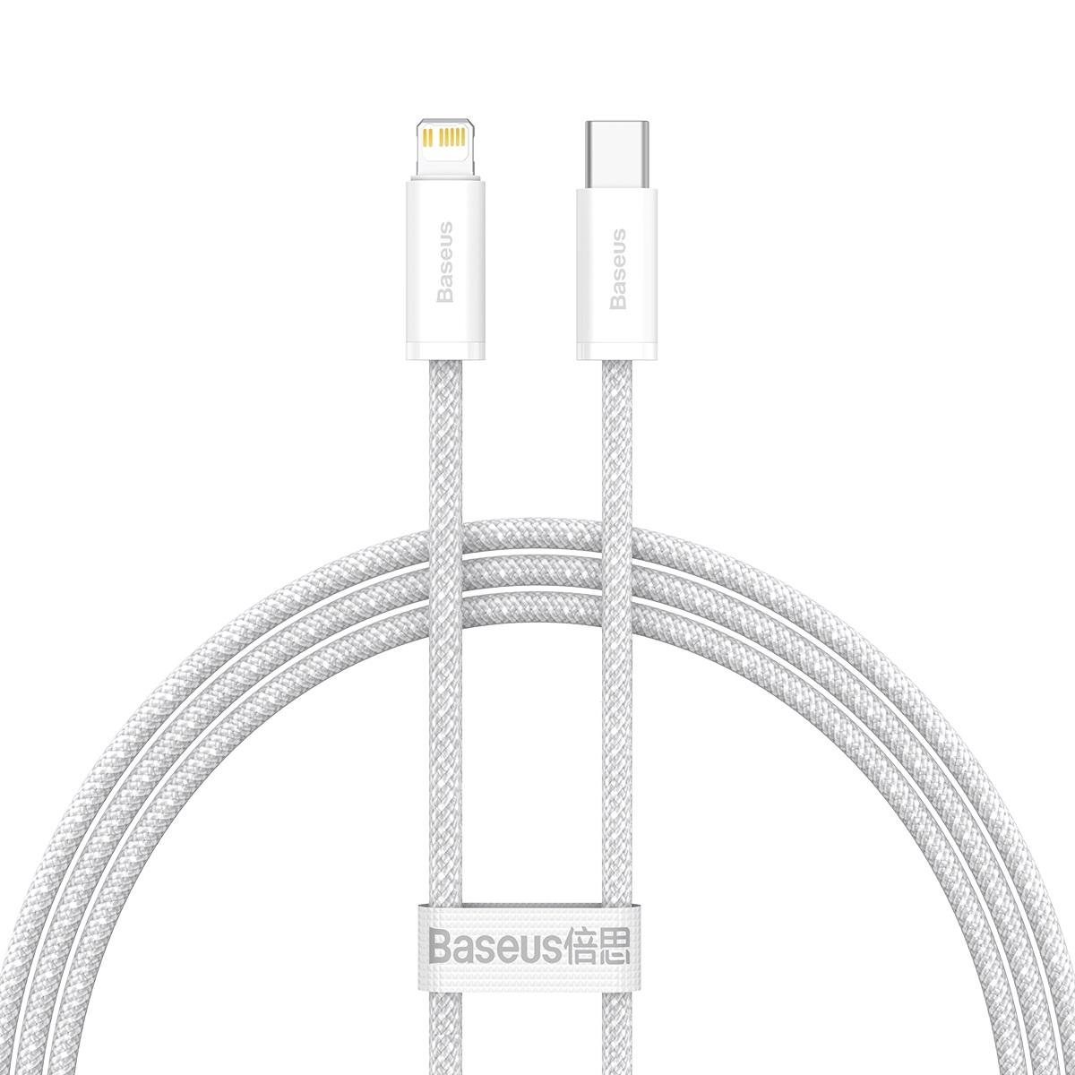 Kabel USB-C na Lightning Baseus Dynamic, 20W, 1m (bílý)