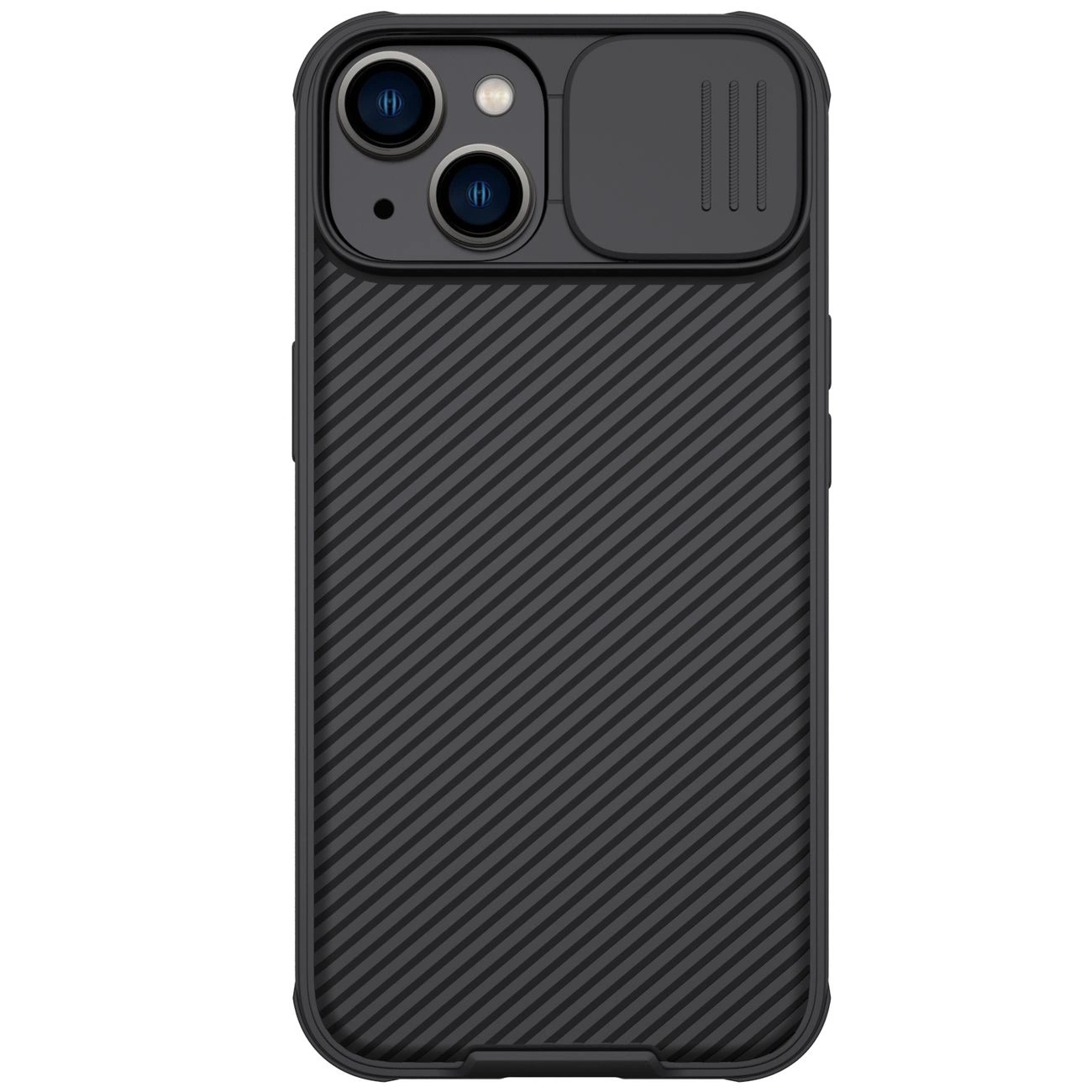 Nillkin CamShield Pro pouzdro iPhone 14 / iPhone 13 pancéřové pouzdro kryt kamery fotoaparátu černé
