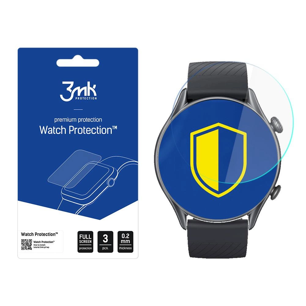 3mk Protection 3mk Watch Protection™ v. ARC+ ochranná fólie pro Xiaomi Amazfit GTR 3 Pro
