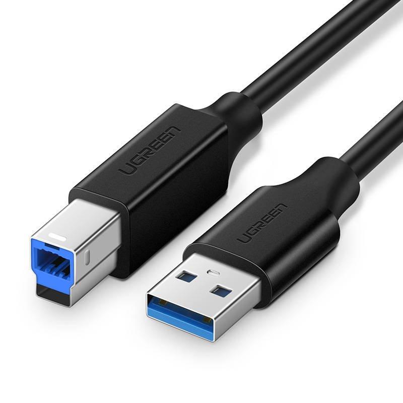 Tiskový kabel USB 3.0 A-B UGREEN US210, 2 m (černý)