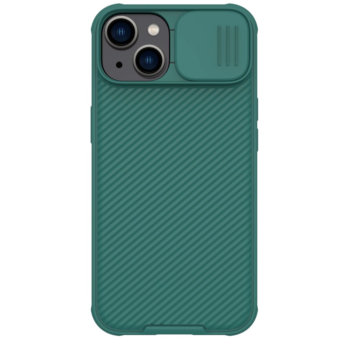 Nillkin CamShield Pro Case iPhone 14 pancéřové pouzdro kryt fotoaparátu kryt fotoaparátu zelený