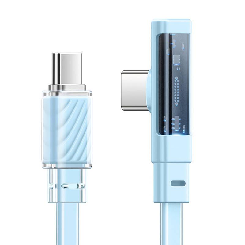 Mcdodo kabel USB-C na USB-C CA-3452 100W 90 stupňů 1,2 m (modrý)