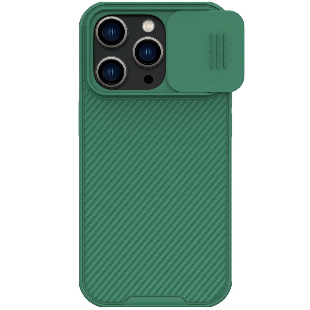Nillkin CamShield Pro pouzdro iPhone 14 Pro pancéřové pouzdro kryt fotoaparátu kryt fotoaparátu zelený