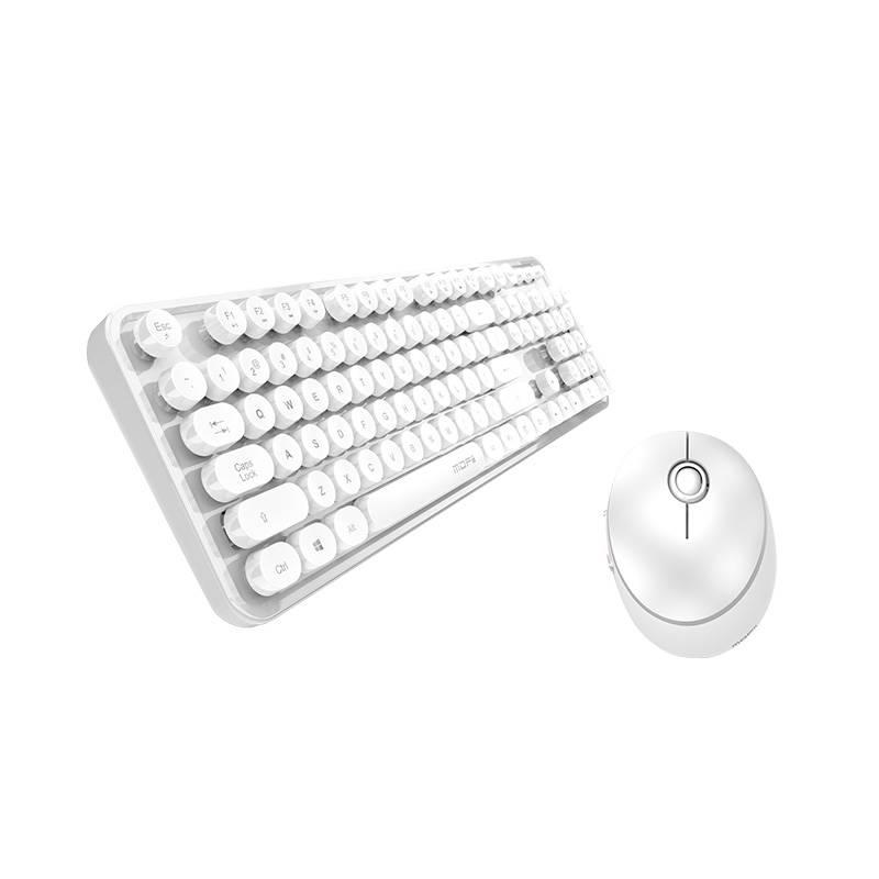 Bezdrátový set klávesnice a myši MOFII Sweet 2.4G (bílý)