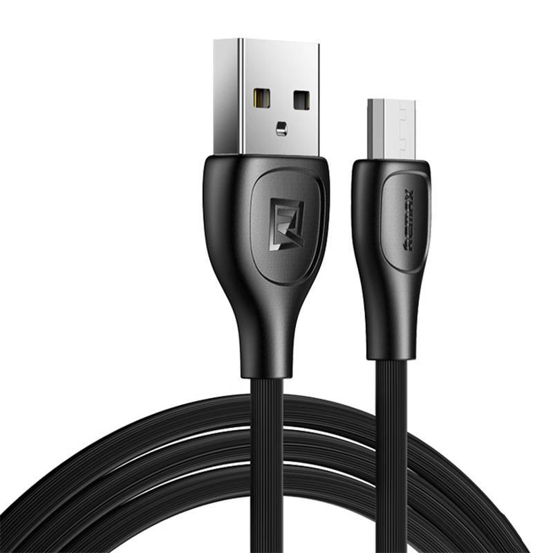 Kabel USB Micro Remax Lesu Pro, 1m, 2,1A (černý)