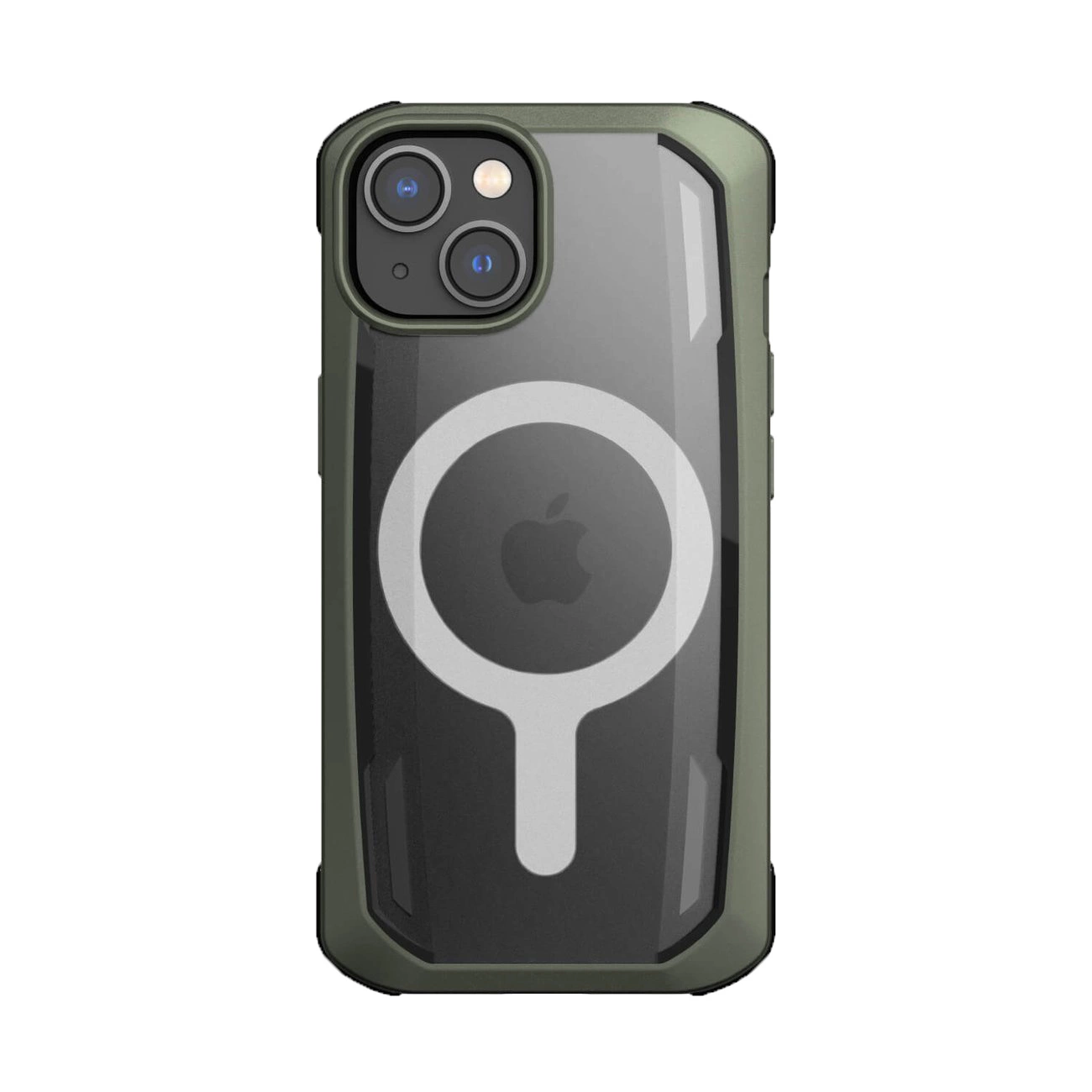 Raptic X-Doria Secure Case pouzdro pro iPhone 14 s MagSafe obrněné zelené pouzdro