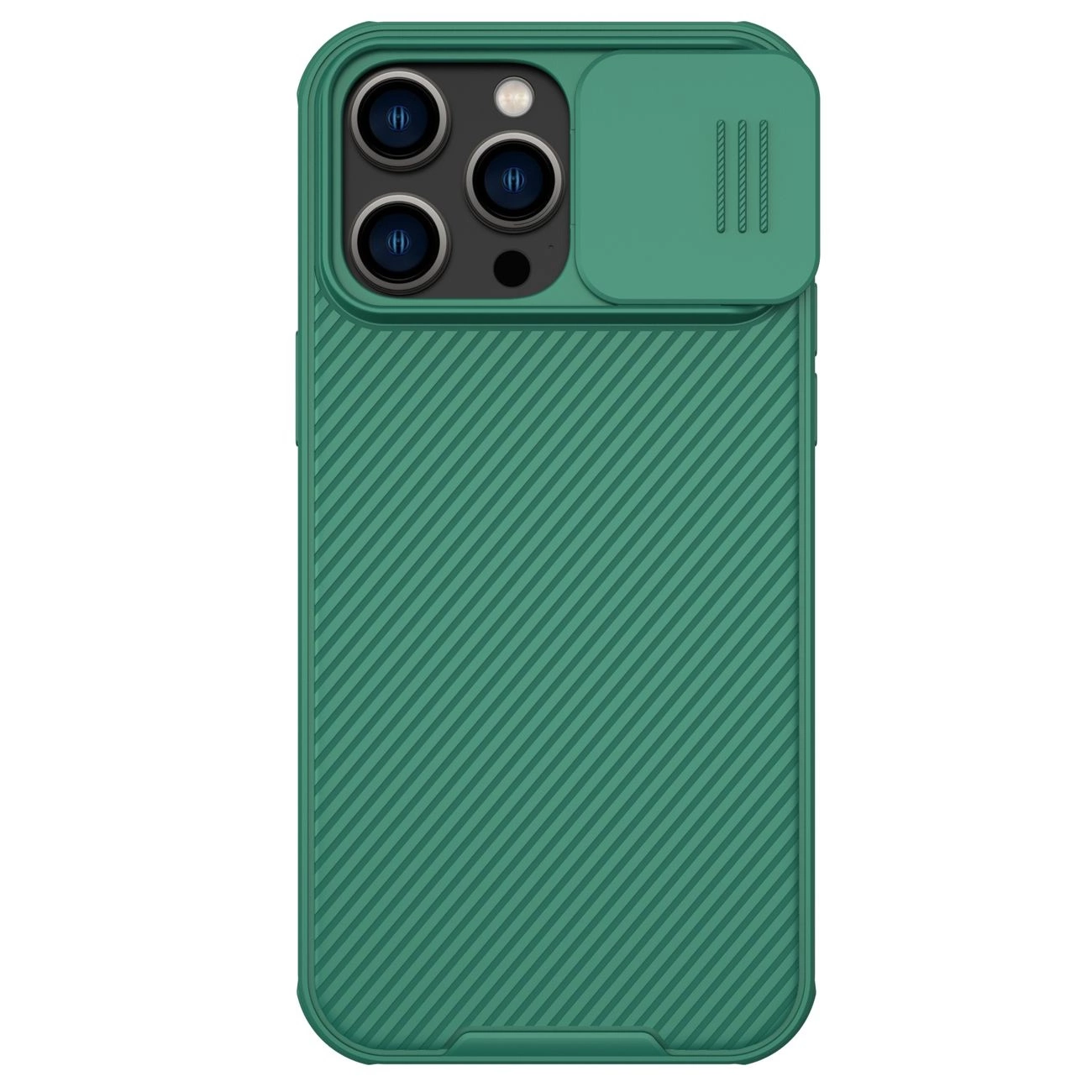 Nillkin CamShield Pro Case iPhone 14 Pro Max pancéřové pouzdro kryt fotoaparátu kryt fotoaparátu zelený