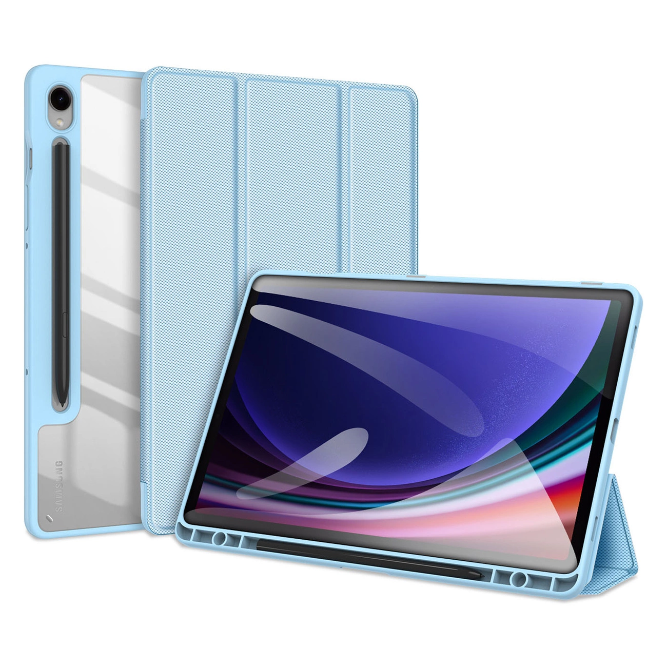 Dux Ducis Toby flipové pouzdro pro Samsung Galaxy Tab S9 FE - modré
