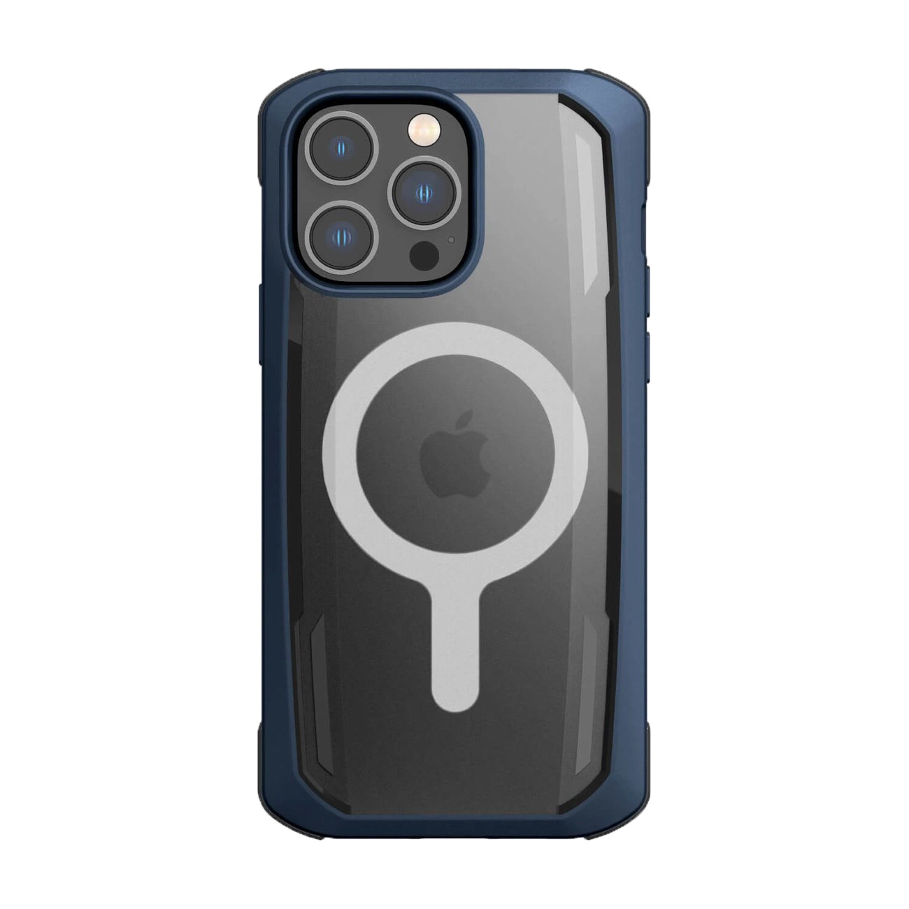 Raptic X-Doria Secure Case pouzdro pro iPhone 14 Pro Max s pancéřovým pouzdrem MagSafe v modré barvě