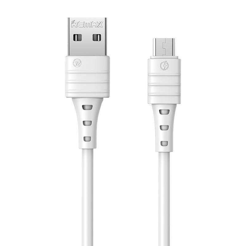 Kabel USB Micro Remax Zeron, 1m, 2,4A (bílý)