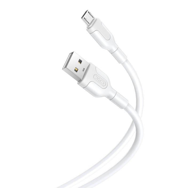 Kabel USB-Micro USB XO NB212 2,1A 1m (bílý)