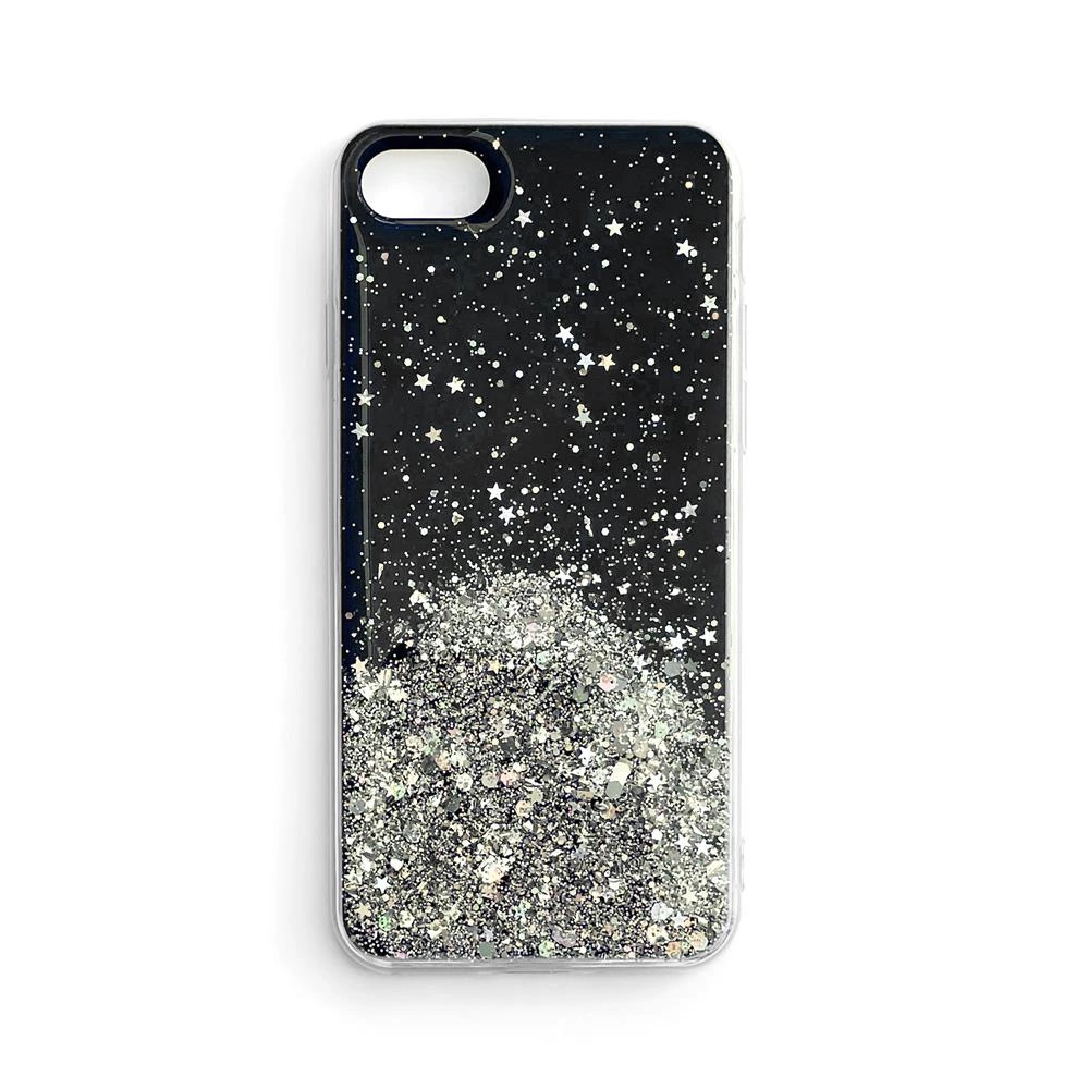 Wozinsky Star Glitter třpytivý kryt na iPhone 12 mini černý