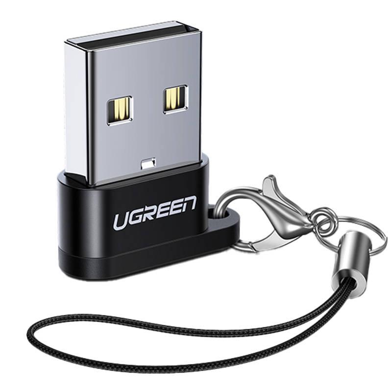 Adaptér UGREEN USB-C na USB-A 2.0 (černý)