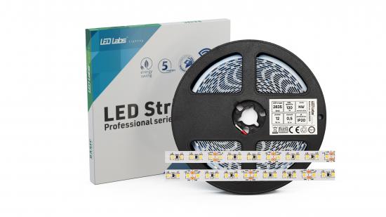 LEDLabs LED pásek PRO 3YB 24V 2835 SMD studená bílá, 12W , 600 LED diod