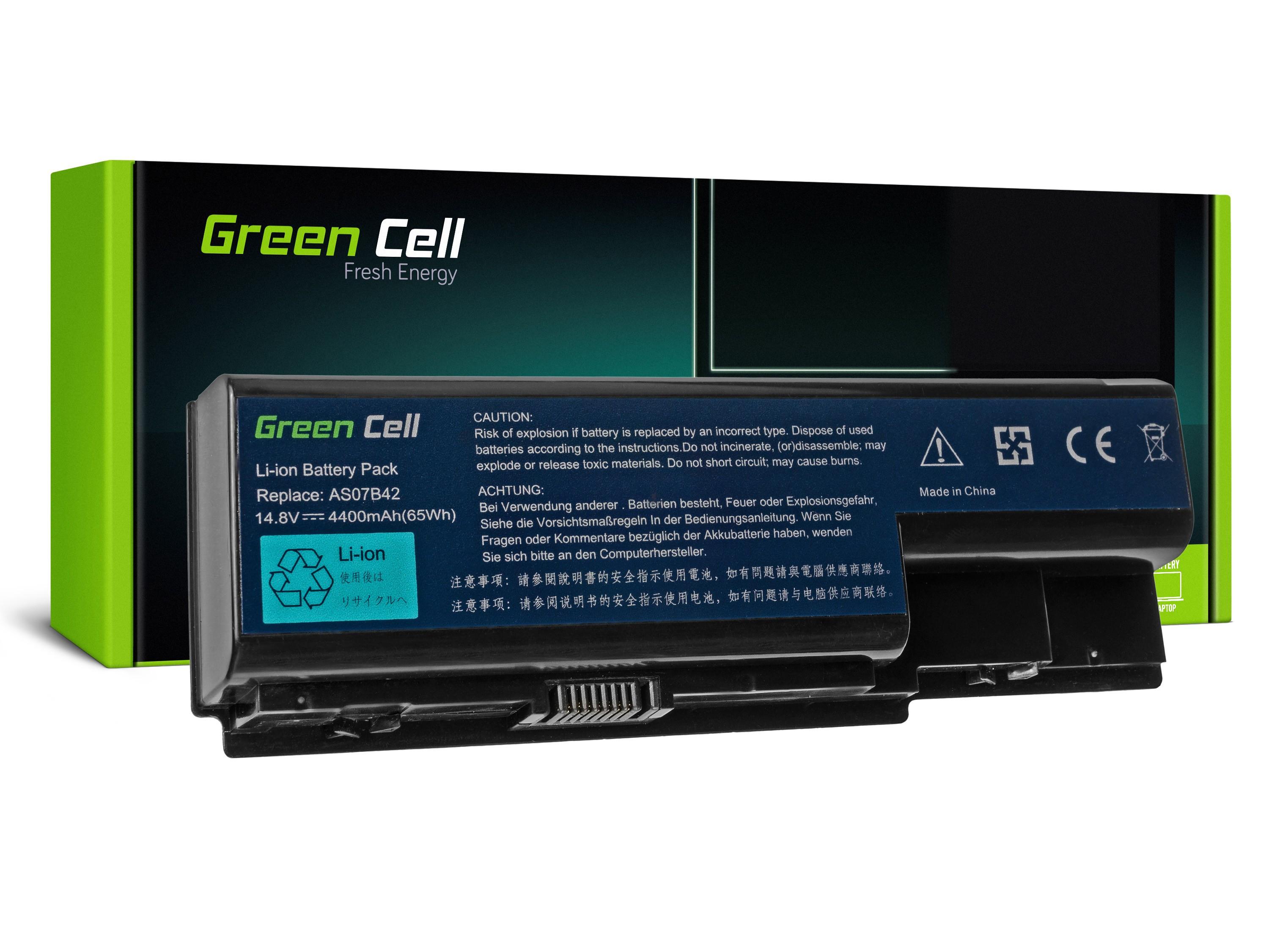 Green Cell Baterie AS07B32 AS07B42 AS07B52 AS07B72 14.8V pro Acer Aspire 7220G 7520G 7535G 7540G 7720G AC05