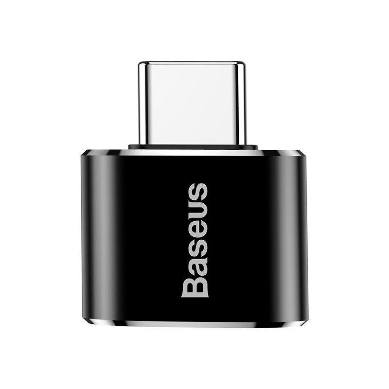Adaptér Baseus USB na USB Type-C 2,4A (černý)
