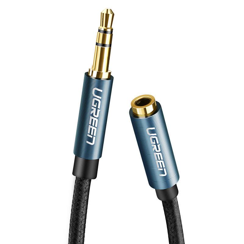 UGREEN AV118 Prodlužovací audio kabel AUX jack 3,5 mm, 2 m (modrý)