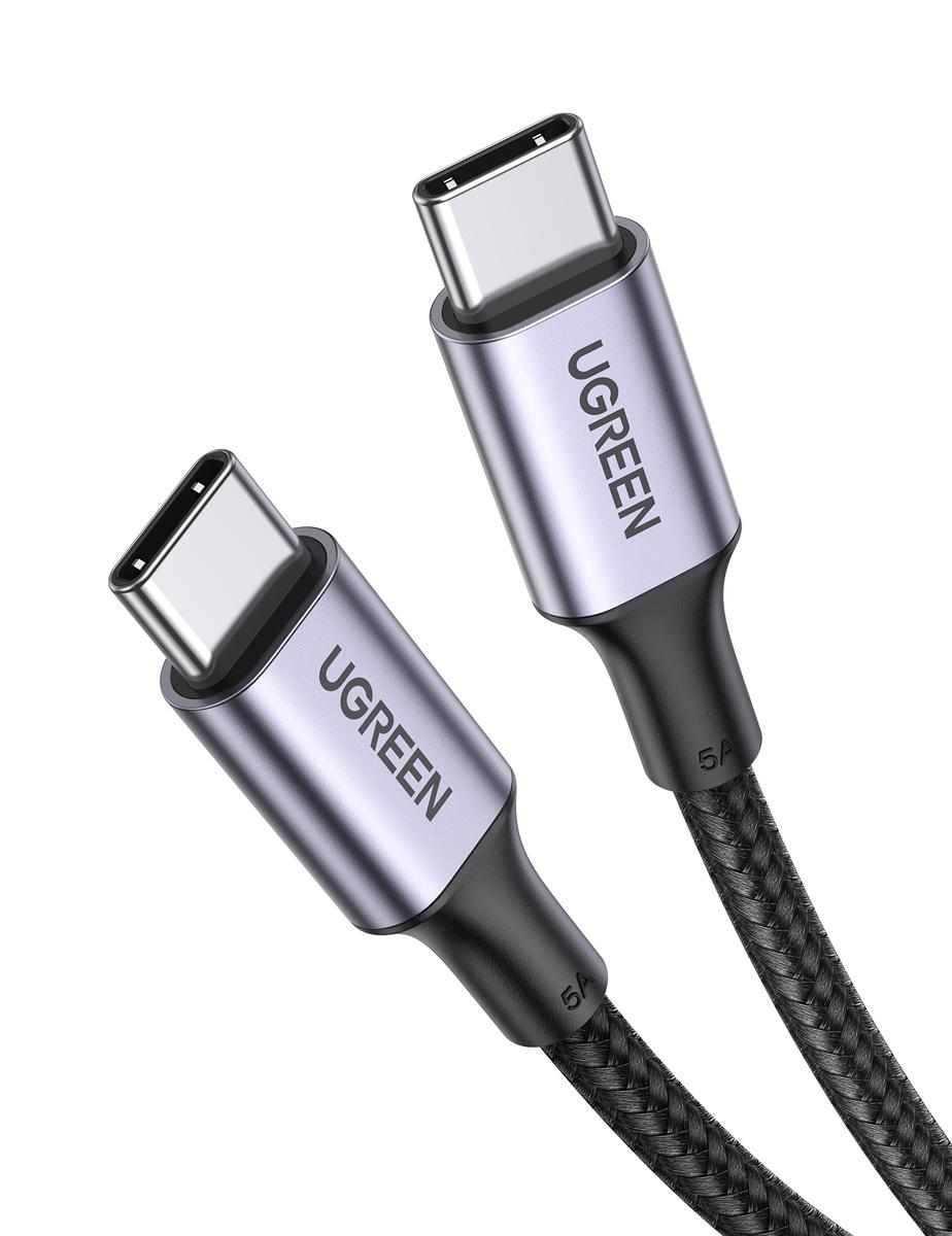 Kabel USB-C na USB-C UGREEN US316, 100W, 2m (černý)