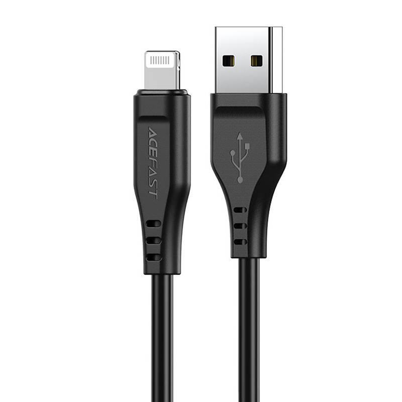 Kabel USB-Lightning Acefast C3-02, MFi, 2,4A, 1,2 m (černý)