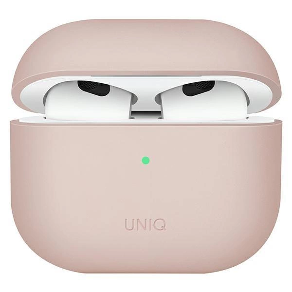 Uniq Lino Silikonové pouzdro pro AirPods 3 - růžové