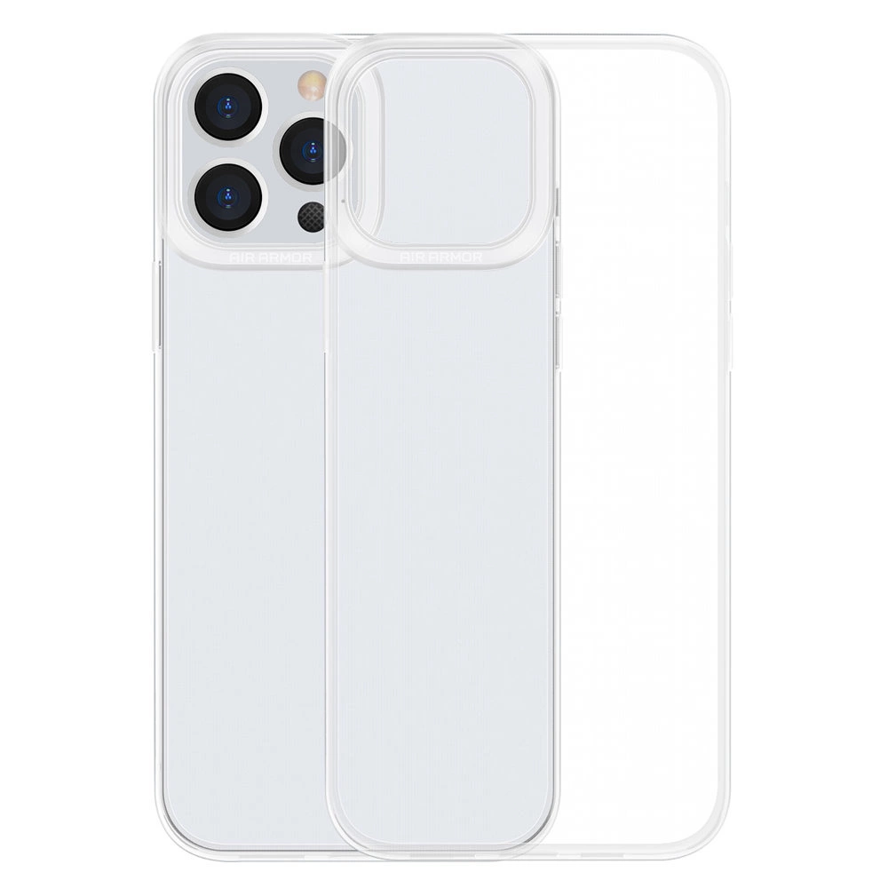 Baseus Simple Series Case transparentní gelové pouzdro pro iPhone 13 Pro Max transparentní (ARAJ000202)