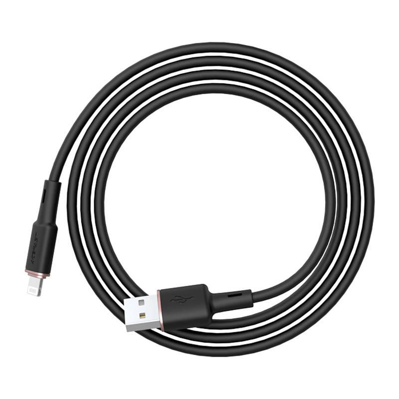 Kabel USB-Lightning Acefast C2-02, MFi, 2,4A, 1,2 m (černý)