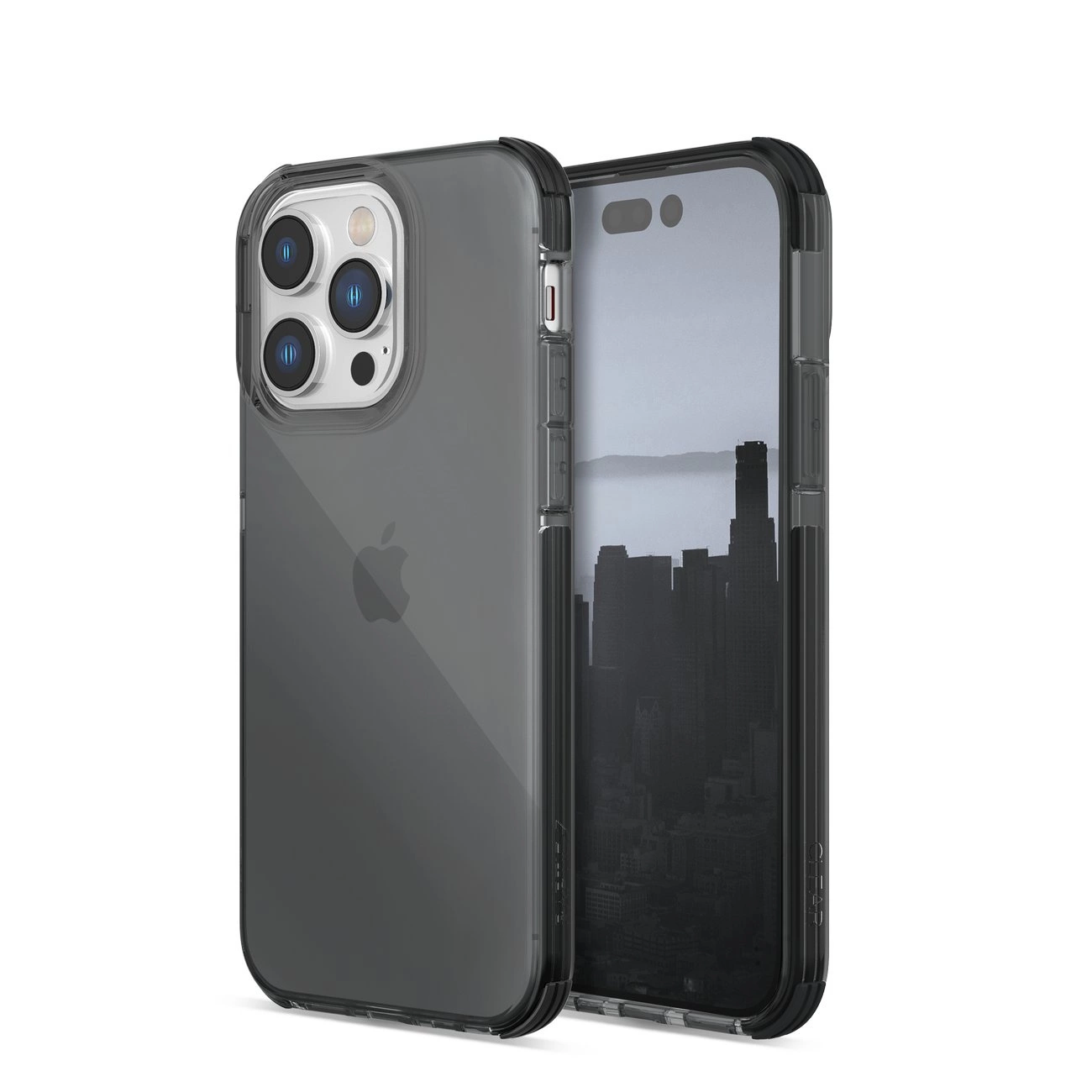 Raptic X-Doria Clear Case iPhone 14 Pro Max pancéřové pouzdro černé