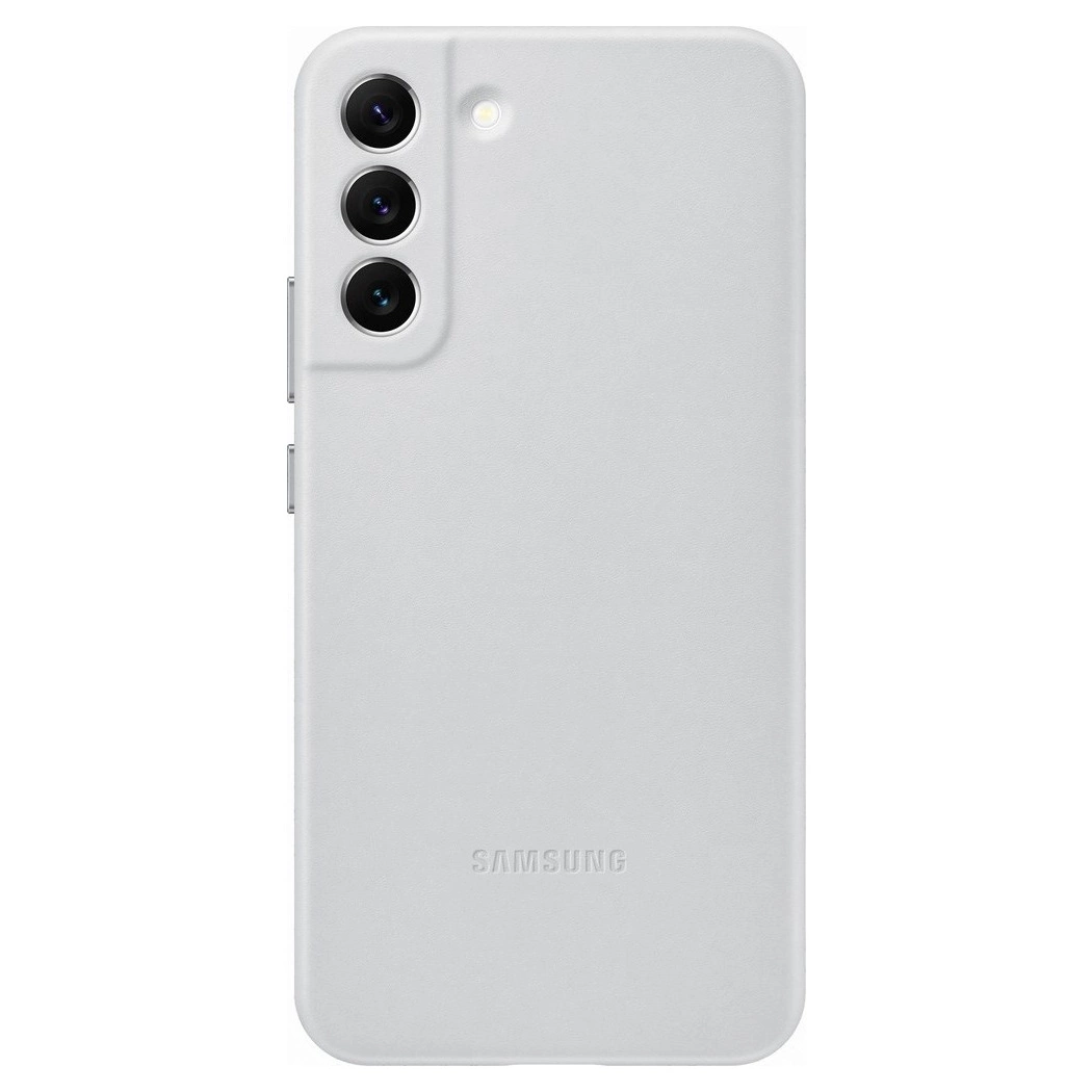Samsung Leather Cover kožené pouzdro pro Samsung Galaxy S22+ (S22 Plus) světle šedé (EF-VS906LJEGWW)
