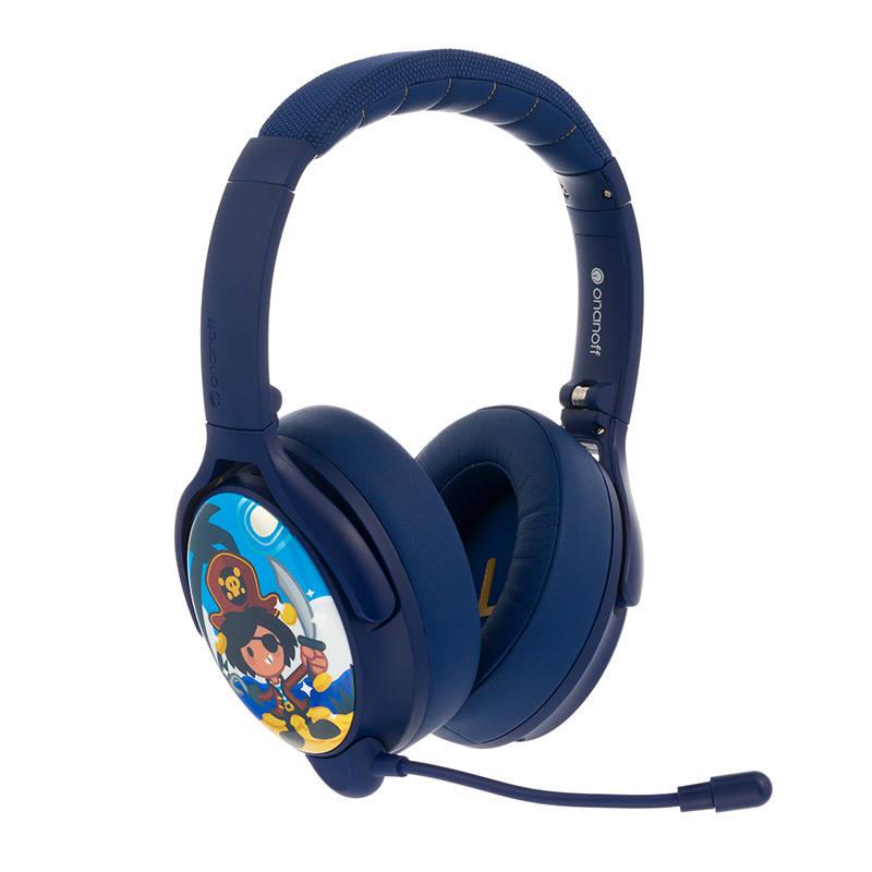 Bezdrátová sluchátka BuddyPhones Cosmos Plus ANC pro děti (tmavě modrá)