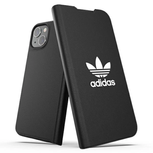 Adidas OR Booklet Case BASIC pro iPhone 13 - černobílý