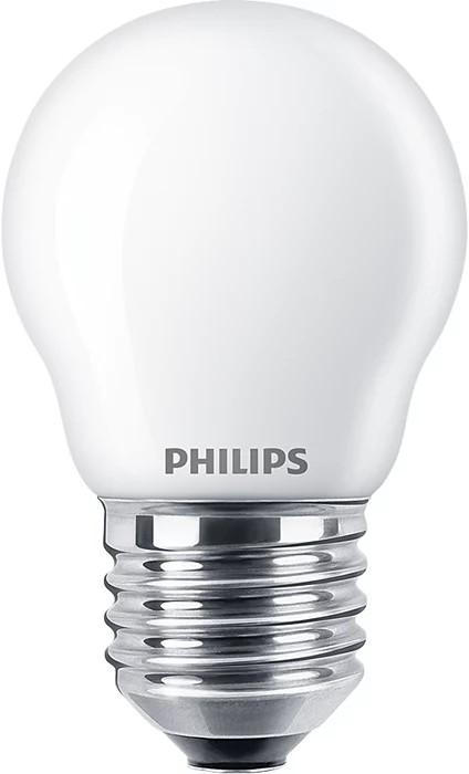 LED žárovka LED Koule E27 P45 3.4W = 40W 470lm 2700 Teplá bílá Filament Mleczna PHILIPS Stmívatelná PHSWGD0510