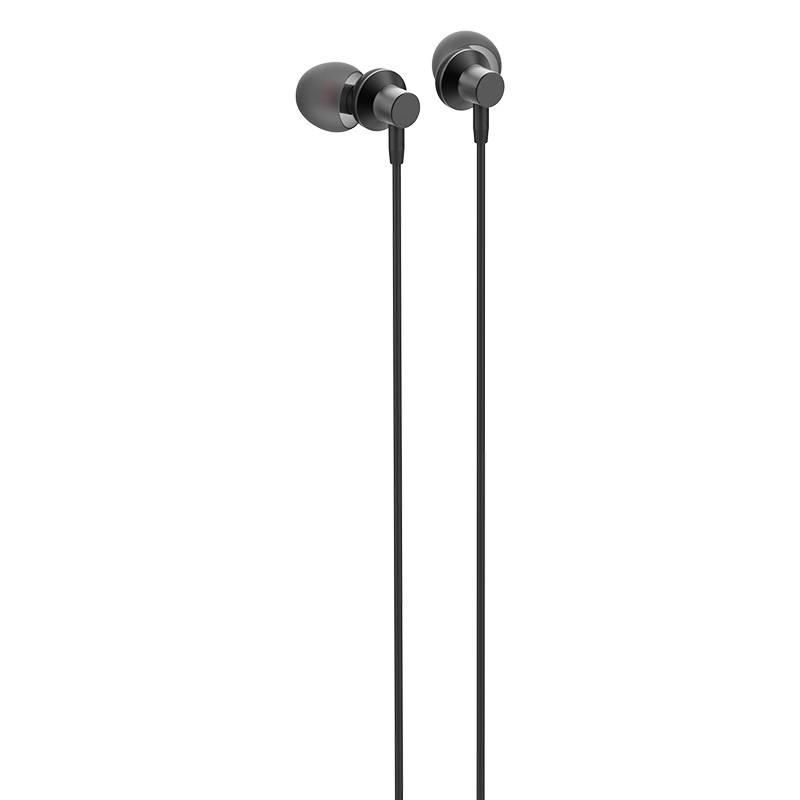 Kabelová sluchátka do uší LDNIO HP06, 3,5mm jack (černá)