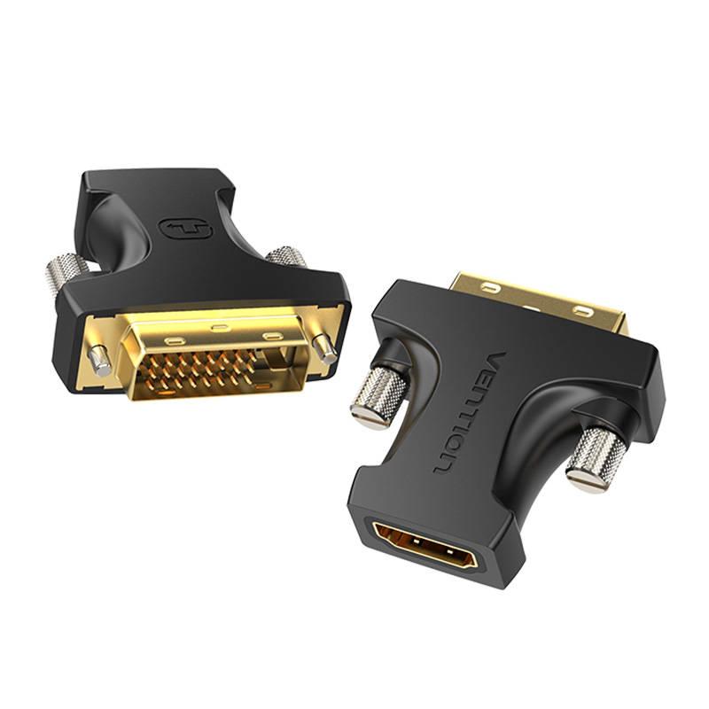 Adaptér HDMI - DVI Vention AILB0 (černý)