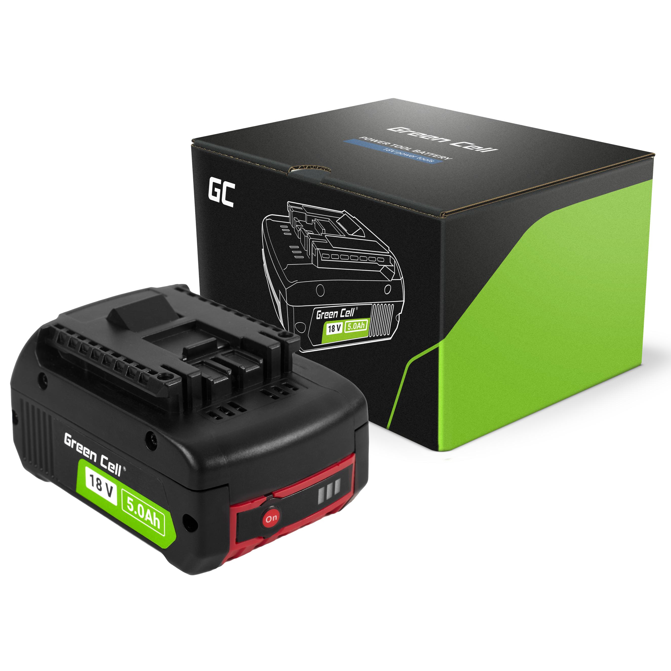 Green Cell Battery pro Bosch 18V 5Ah Výkon Tools Replacement Baterie GBA 1600A002U5 PTBO18V5